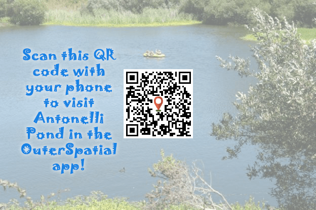 Antonelli Pond OuterSpatial QR code.