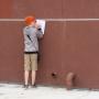 An SLV Middle School student records his observations for Bird School.