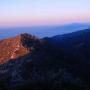 The view northwest from Cone Peak during sunrise.