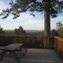 The Observation Deck at Henry Cowell overlooks rare sandhill habitat and offers huge views of the mountains and the sea. Photo by Hilltromper.