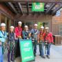 Seven Santa Cruz friends gathered on a November Monday afternoon to experience the Mt. Hermon's Redwood Canopy Tours. Karen Kefauver photo.