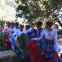 Dancers prepare to go on at the 2015 Mole & Mariachi Fest. Hilltromper photo.