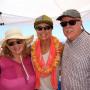 KPIG's Girl in the Curl, Zeuf Hesson (center) with Tim and Sheryl Loomis.