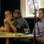 Panelists at the Forest Trails Talk Jan. 29. Left to right, Lono Barnes of Santa Cruz Fire Dept, Alex Jones of Campus Natural Reserve and Will Curtis, captain of the UCSC mountain biking team. Hilltromper photo.