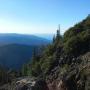 Beginning the descent from Cone Peak.
