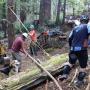 MBoSC on the job in the Soquel Demo Forest. Bruce Dorman photo.
