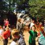 Kids loved the bubble "machine"—another Friends volunteer.