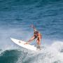 Nina Ke'alohi Dodge schooling everybody in the lineup. Photo courtesy Nina Ke'alohi Dodge.
