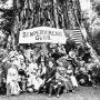 In 1900, what was then called the Sempervirens Club rallied around preservation of the old-growth trees of Big Basin. Photo credit: Sempervirens Fund.