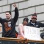 Buster Posey and Santiago Casilla