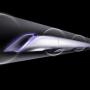 A linear motor delivers electromagnetic pulses to magnets on skis floating on air bearings..