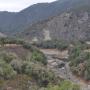 The San Clemente Dam Removal Project and Carmel River Reroute Project as viewed from a ridge bisecting the Carmel River and San Clemente Creek on Aug. 7, 2015.