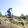 Tammy Donahugh in the 2014 Sugar Showdown at Santa Cruz Mountain Bike Festival.
