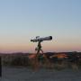 One of the Fremont Peak Observatory telescopes awaits curious eyes. 