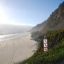 Steep bluffs to the north of the parking lot create a sense of grandeur. Joe Gomez photo.