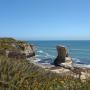 The rock stack has stood in solitude since 1992, when a storm destroyed the original bridge formation.