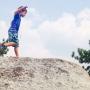 ... and scamper over rocks.