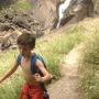 Yosemite Valley provides more than enough space for a party of four boys to run around ...