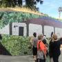 The new mural on Mission Street. 