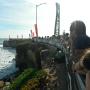 Locals and visitors cheering on the surfers of the CWC. Photo by Hanae Armitage