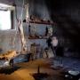 Native American pottery and implements on exhibit in the adobe. Friends of SC State Parks photo.