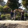 The pump track isn't all about riding. There's also some serious hanging out.