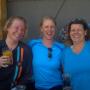 Angela, Joh and DJay: sisters in the saddle.