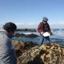 These interns are working on a community composition survey. Photo courtesy Monica Moritsch