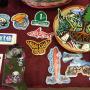 Tim Ward's recognizable Santa Cruz designs now come on pins and keychains. Photo courtesy Miller Maxfield.