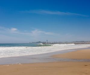 It doesn't get much better than Twin Lakes State Beach on a sunny day. Photo by Eric Ressler. 
