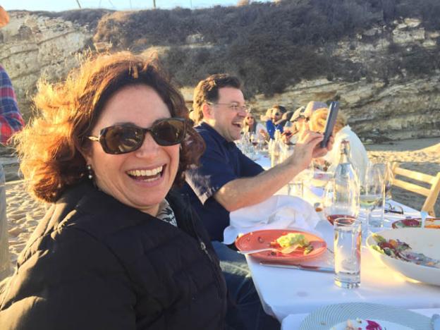 Kyle and Shala Loudon of San Jose's Coterie Cellars, who provided the stunningly good wines for our dinner party.