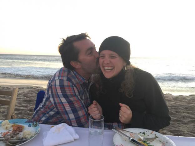 That's Jake, from Wilder Ranch State Park, and his sweet wife. I think the were having fun.