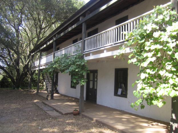 Santa Cruz County's only two-story adobe house.