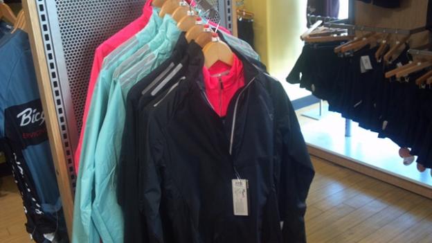 Endura water-resistant jacket was $65, now $35 ... take 20% off that and you've got dry.