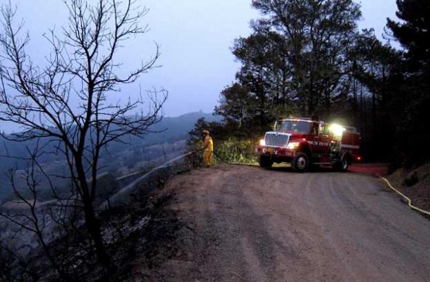Dec. 18: CDF crew hunting down hotspots.