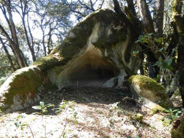 Cave of mystery near  La Honda Creek Open Space Preserve.