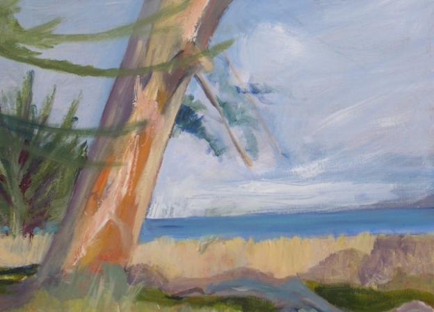 From 'Last Rays,' painted by Pegatha Hughes.