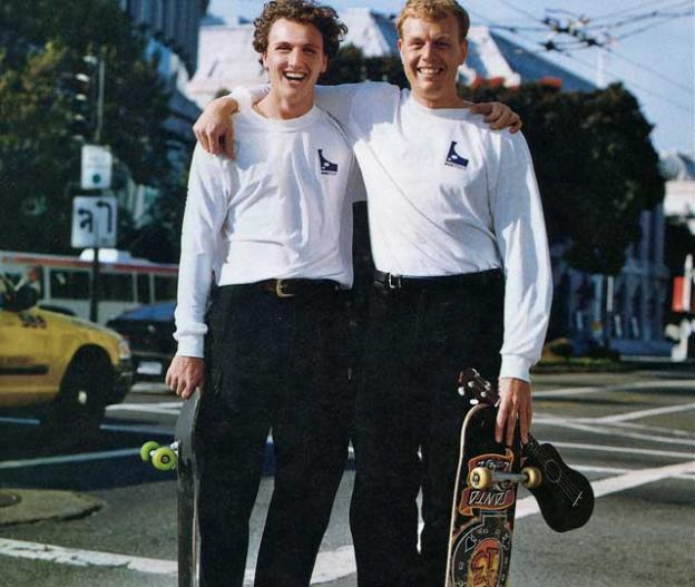 Lyndon and Peter Rive, co-founders of Solar City, back in 2002.