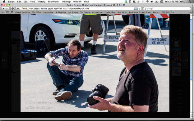 Matthew Swinnerton and Spencer Lindsay documenting the event.