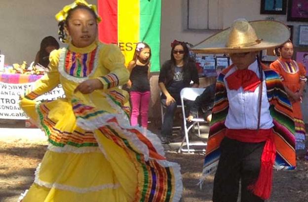 Kids dressed up and danced at the Mole and Mariachis Festival, which is destined to become a rite of fall.