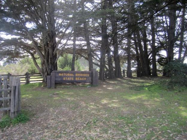 The 'local's entrance' on Delaware Street: a whole new side to Natural Bridges. Photo credit: Hilltromper.