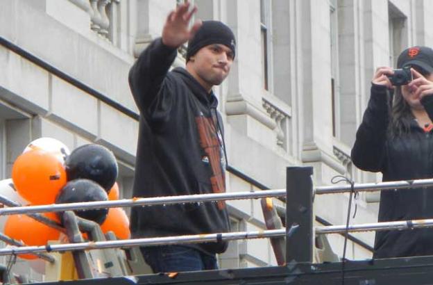 Rookie second-baseman Joe Panik