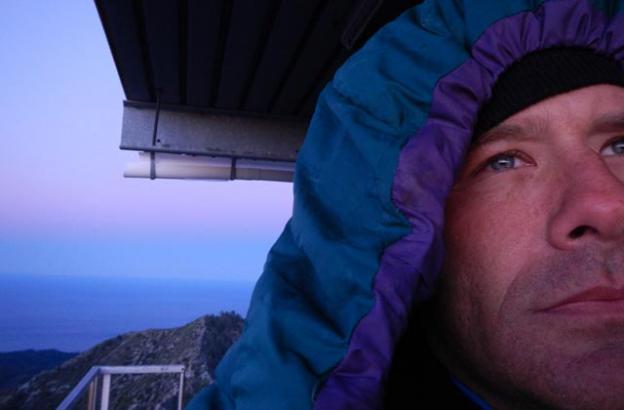 Expectantly waiting for the sun to rise.