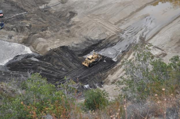 Almost 2.5 million cubic yards of sediment accumulated behind the San Clemente Dam over nearly a century of use.