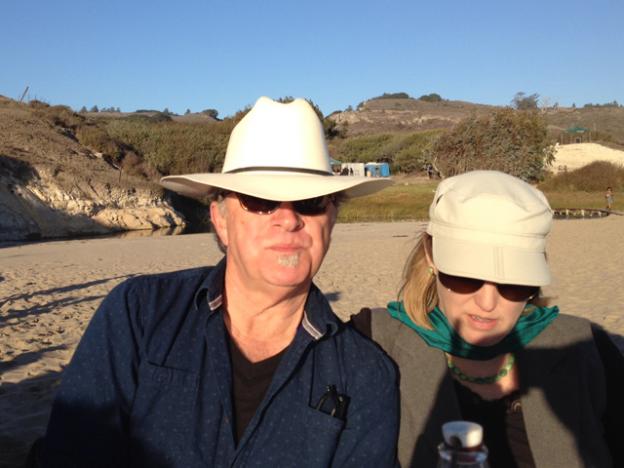 Steve in his Stetson and Jen in her Hollywood shades. 