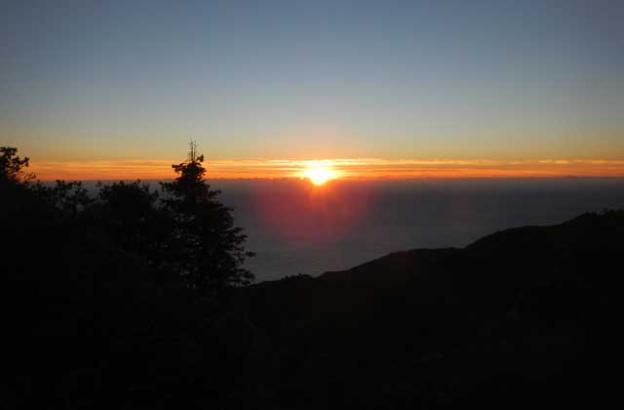 Sunset from Cone Peak.