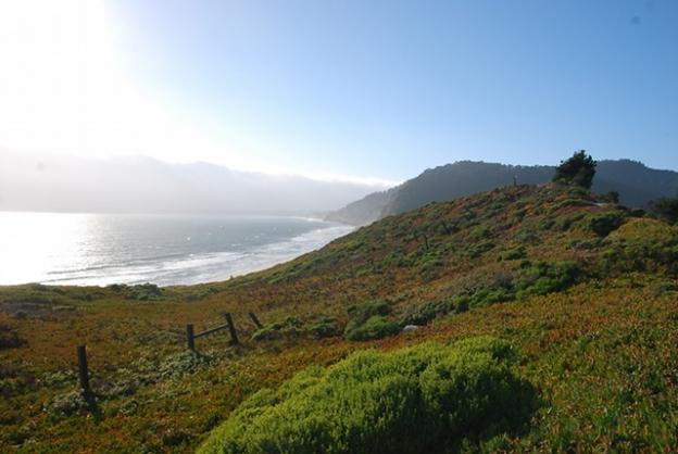 A shot from the bluffs to the south of Waddell Beach, not far from Greyhound Rock County Beach. Joe Gomez photo.