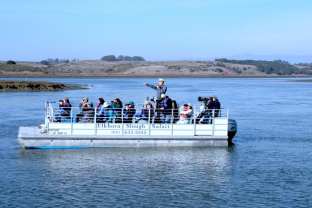 Captain Yohn Gideon's custom pontoon boat.  Photo provided by Yohn Gideon.