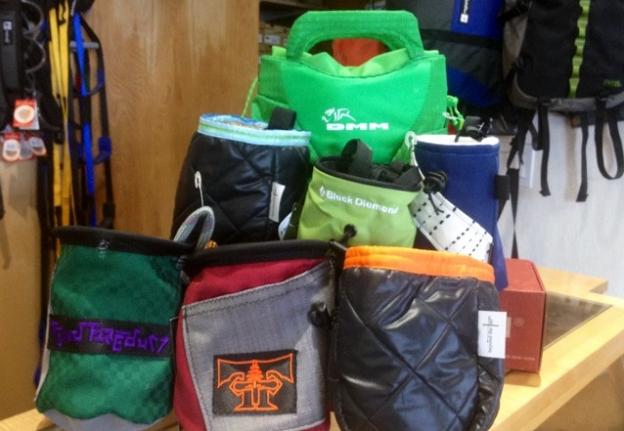 Fynd Fredum Chalk Bags! At Pacific Edge.