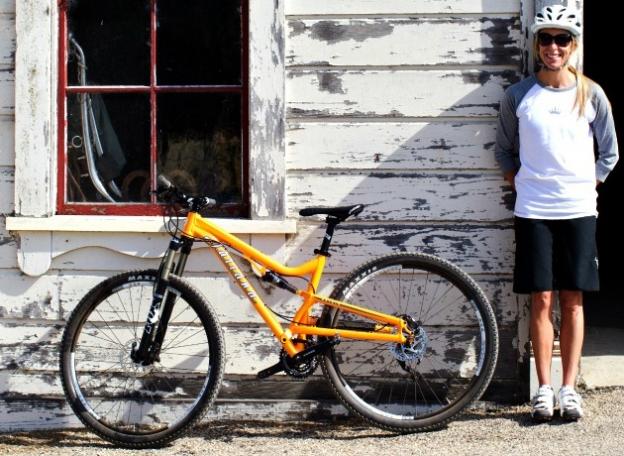 Hey, isn't that the barn at Wilder Ranch?! The Origin looks right at home. Photo courtesy Santa Cruz Bicycles.
